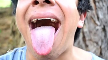 Fetish of tongue in the field