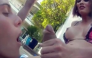 Shemales at pool