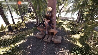 big tits awaken the monster in the ancient ruins blowjob