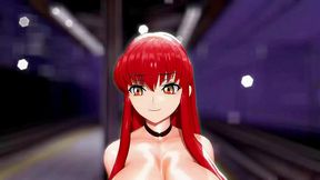 code geass c.c. hentai undress dancing lupin big boobs mmd 3d redhead