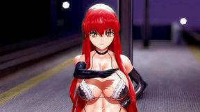 code geass c.c. hentai undress dancing lupin big boobs mmd 3d redhead