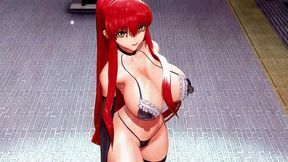 code geass c.c. hentai undress dancing lupin big boobs mmd 3d redhead