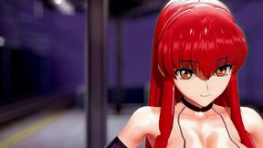 code geass c.c. hentai undress dancing lupin big boobs mmd 3d redhead