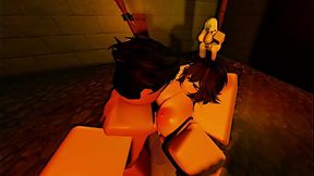 Roblox Slut gets Tossed in a Dungeon