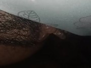 Follada casera con latina amateur con bragas blancas