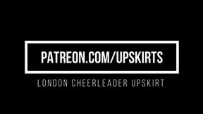 London's Outdoor Cheerleader Upskirts