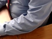 Work Zoom Meeting - Sissy Wearing Chrotchless Pantyhose and Pink Panties