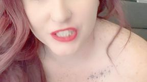 Giving myself a wedgie in granny panties