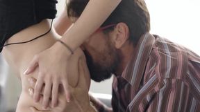 PURE TABOO Dad Manipulates Step-Daughter into Sex