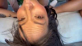 drilling the tiiny pussy of petite babe kitty chow on pov