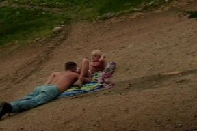 Big facial for big boobed blonde MILF