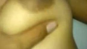 Slinky chick of my mate takes his dick in her fanny