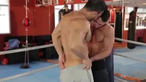 MenofUK: Athletic Flex rough butt fuck