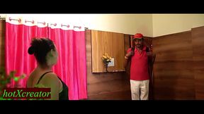 Hardcore Sex with innocent delivery Boy! Fuck me as much as you can