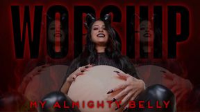 “Worship My Almighty Belly” [BELLY + FEMDOM]