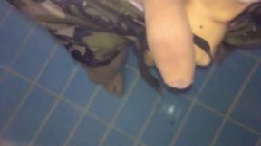 Twink Tries Hydromassage Nozzle on His Uncut Cock in Pool Underwater