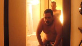 Chubby Fucked In Front Of The Mirror