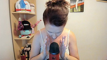 Inflating big inflatable penis in ASMR with Blue Yeti microphone