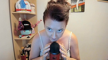 Inflating big inflatable penis in ASMR with Blue Yeti microphone