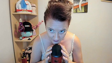 Inflating big inflatable penis in ASMR with Blue Yeti microphone