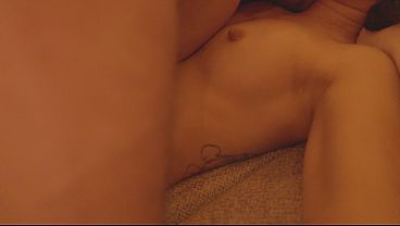 A gorgeous beauty loves to have sex before watching a TV series (video with face)