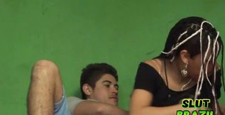Brunette Fucking Her Boss&#039;s Son