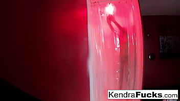 Hot Kendra Cole takes a sexy shower!