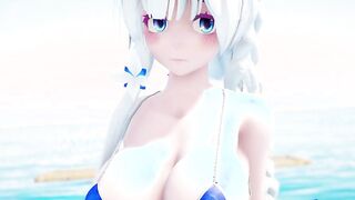 【MMD R-teens SEX DANCE】IIIUSTRIOUS Rough sex on the beach sweet booty thirsty for cock[CREDIT BY] Shark100