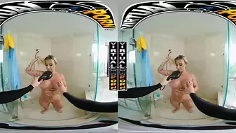 VIRTUAL PORN - Big Tits Stepmom Robbin Banx Taking Dick In VR