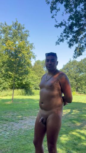 Nudist Jerking Single