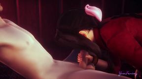 Final Fantasy Yaoi Aerith Femboy Gets Destroyed with Creampie Rough Anal