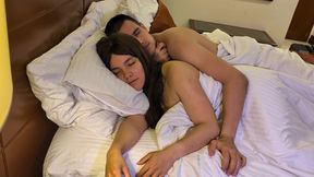 MILF stepmom: "Stepson, there's only one bed for the two of us"