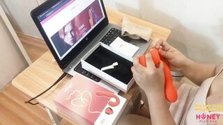 Just tried my new JOI sex toy that has a licker from HoneyPlayBox