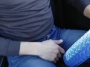 I enjoy masturbating behind the wheel of a car on the way