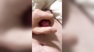 Milking off and Emptying a Phat Jism Stream from my Nut sack