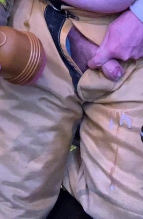 Firefighter Fleshlight Fun and Cum