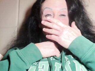 Sneezing Domina Congested Behind-the-scenes Hotel Couch Confessional