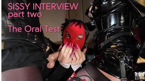 SISSY TRANSFORMATION part two  -THE ORAL TEST