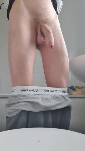 Twink getting undressed and wanking bending over close up tight and skinny   Clip 1