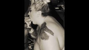 BBW Suck Cock and Gets Cum All Over Tits