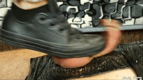 Merciless Play with Twice Cum Beneath My Dirty Converse and Socks (1080 HD)