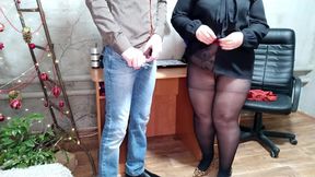 Curvy Slutty Mother-in-law Always Gets What She Wants