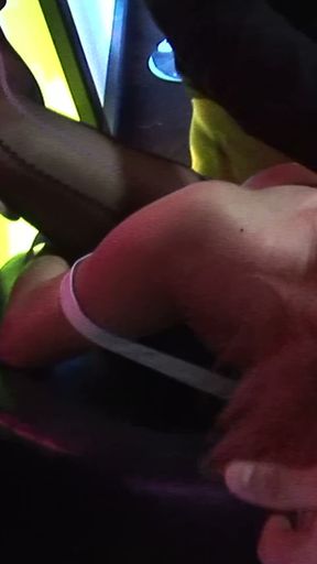 Busty Pole Dancers in Fishnets Get Anal Fucked on the Strip Club Stage