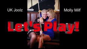 Molly & Joolz in Pool Match