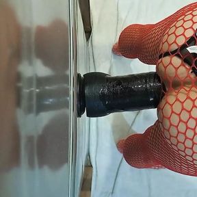 A Deep and Hard Fucking with a Big Dildo!