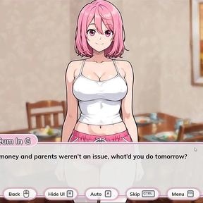 Alone with My Stepsister  Taboo Hentai Game  Ep.1 Seeing His Stepsis Panties Made Him Hard Right Away!