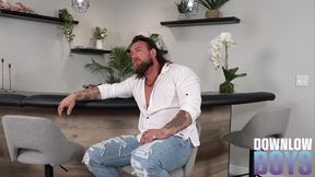 DOWNLOWBOYS - Divorced Adam Lee Gets First Cock From Jake Waters In Green Room