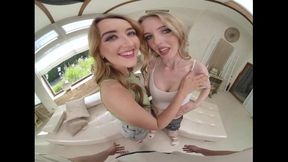 Carolina Savage And Anna Joy Worship Your Dick In Intense Threesome VR Porn