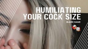 Blonde Teen Humiliates Your Penis in the Nude