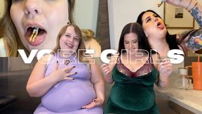 Swallowing Tinies is Better Than Going to the Bar (720p) | Vore Goddesses Devour Tiny Men with Piggy Polly